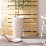 VEVOR Tall Planter Set of 2 Round Tapered Plant Pots 53 cm for Outdoor Indoor - Low Angle