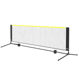VEVOR Badminton Net, Height Adjustable Volleyball Net, 10ft Wide Foldable Pickleball Net, Portable Easy Setup Tennis Net Set with Poles, Stand and Carry Bag, for Kids Backyard Game Indoor Outdoor Use