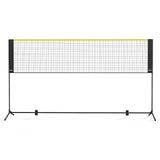VEVOR Badminton Net, Height Adjustable Volleyball Net, 10ft Wide Foldable Pickleball Net, Portable Easy Setup Tennis Net Set with Poles, Stand and Carry Bag, for Kids Backyard Game Indoor Outdoor Use