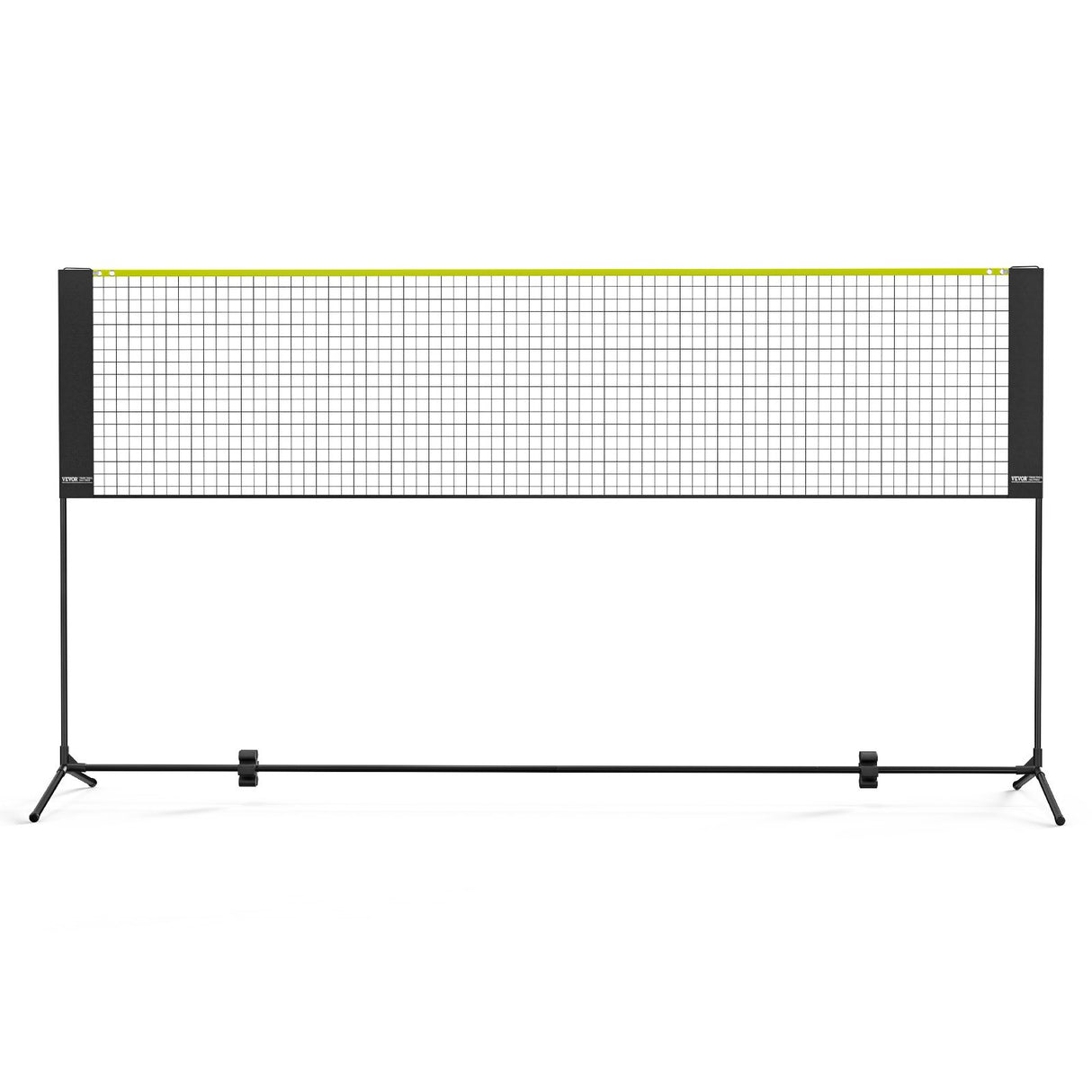 VEVOR Badminton Net, Height Adjustable Volleyball Net, 10ft Wide Foldable Pickleball Net, Portable Easy Setup Tennis Net Set with Poles, Stand and Carry Bag, for Kids Backyard Game Indoor Outdoor Use