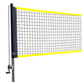 VEVOR Badminton Net Set, Outdoor Backyard Beach Park Badminton Net, Portable Badminton Equipment Set, Adults Kids Badminton Net with Poles, Carrying Bag, 4 Iron Rackets, and 3 Nylon Shuttlecocks