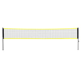 VEVOR Badminton Net Set, Outdoor Backyard Beach Park Badminton Net, Portable Badminton Equipment Set, Adults Kids Badminton Net with Poles, Carrying