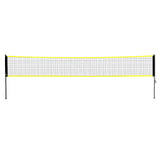 VEVOR Badminton Net Set, Outdoor Backyard Beach Park Badminton Net, Portable Badminton Equipment Set, Adults Kids Badminton Net with Poles, Carrying Bag, 4 Iron Rackets, and 3 Nylon Shuttlecocks - Extra Image