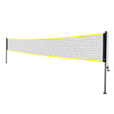 VEVOR Badminton Net Set, Outdoor Backyard Beach Park Badminton Net, Portable Badminton Equipment Set, Adults Kids Badminton Net with Poles, Carrying Bag, 4 Iron Rackets, and 3 Nylon Shuttlecocks - Extra Image
