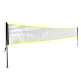 VEVOR Badminton Net Set, Outdoor Backyard Beach Park Badminton Net, Portable Badminton Equipment Set, Adults Kids Badminton Net with Poles, Carrying Bag, 4 Iron Rackets, and 3 Nylon Shuttlecocks - Extra Image