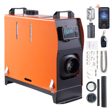 8 KW Diesel Air Heater, Bluetooth App Control All-on-one Diesel Heater with Automatic Altitude Adjustment,, image 9