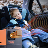 VEVOR Diesel Air Heater, 12V 8KW All-on-one Diesel Heater with Remote Control and LCD Display, 5L Fuel Tank Portable Diesel Parking Heater, Rapid Heating for RV Trailer Camper Van Boat And Indoors - Low Angle