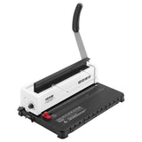 VEVOR Coil Spiral Binding Machine, Manual Book Maker 34-Holes Binding 120 Sheets, Punch Binder with Adjustable Side Margin, for Letter Size, A4, A5 - Extra Image