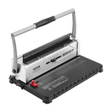 VEVOR Coil Spiral Binding Machine, Manual Book Maker 34-Holes Binding 120 Sheets, Punch Binder with Adjustable 3/16