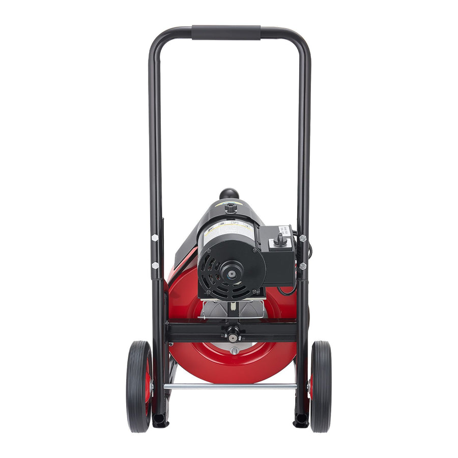 Drain Cleaner Machine 15m x 13mm, Auto Feed Sewer Snake Auger on Wheels, Portable Drain Cleaning Machine with, image 11