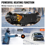 VEVOR Diesel Air Heater 8KW, All in One 12V Truck Heater, Parking Heater with Black LCD, Remote Control, Fast Heating Diesel Heater for RV Truck, Boat, Bus, Car Trailer, Motorhomes - Front View
