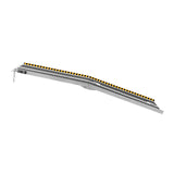 VEVOR Portable Wheelchair Ramp, 213 cm 363 kg Capacity, Non-Slip Aluminum Folding Threshold Ramp, Foldable Mobility Scooter Ramp Wheel Chair Ramp, Handicap Ramp for Home Steps, Stairs, Doorways, Curbs - Extra Image