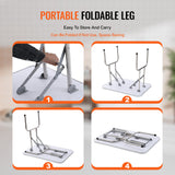 VEVOR Pet Grooming Table Two Arms with Clamp, 915 x 610mm Dog Grooming Station, Foldable Pets Grooming Stand for Medium and Small Dogs, Free Two No Sit Haunch Holder with Grooming Loop, Bearing 150kg - 45-Degree Angle