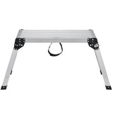 VEVOR Folding Work Platform, 330 lbs Load Capacity, Aluminum Drywall Stool Ladder, Heavy Duty Work Bench w/ Non-Slip Feet, Ideal for Washing Vehicles, Cleaning, Painting, Decorating,76 L x30 W x50.8 H cm - Extra Image
