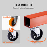 VEVOR Hydraulic Engine Hoist with Lever, 2000KG Heavy-duty Cherry Picker Shop Crane, Foldable Engine Crane and Engine Hoist leveler for Auto Repair,