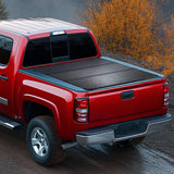 VEVOR Tri-Fold Truck Bed Tonneau Cover, Compatible with 2019-2024 Chevy Silverado GMC Sierra 1500 (NOT FIT 19-24 Classic) 1775 mm Bed, Fit 1775 x 1608
