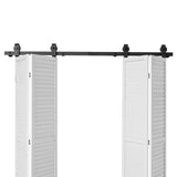 VEVOR Bi-Folding Sliding Barn Door Hardware Track Kit, 64