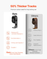 VEVOR Bi-Folding Sliding Barn Door Hardware Track Kit, 64