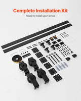 Bi-Folding Sliding Barn Door Hardware Track Kit, 52