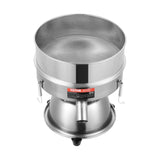 VEVOR Automatic Electric Vibrating Sieve, Stainless Steel Sifter Shaker Machine with 30+50 Mesh, 45W Automatic Powder Sifter Machine Countertop, Electric Sieve Shaker for Flour Powers, Mungbean, Rice