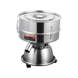 Automatic Electric Vibrating Sieve, Stainless Steel Sifter Shaker Machine with 40+60 Mesh, 45W Automatic Powder Sifter Machine Countertop, Electric Sieve Shaker for Flour Powers, Mungbean, Rice