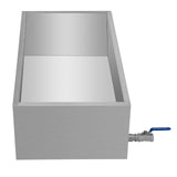 VEVOR Maple Syrup Evaporator Pan 76x41x24 cm Stainless Steel Maple Syrup Boiling Pan with Valve for Boiling Maple Syrup - Extra Image