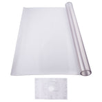 Plastic Table Cover, 42 x 60 Inch 1.5 mm Thick Frosted Table Protector, Rectangle PVC Desk Mat, Waterproof & Easy Cleaning Desk Pad Tablecloth, for Office Dresser Dining Room Table Night Stand