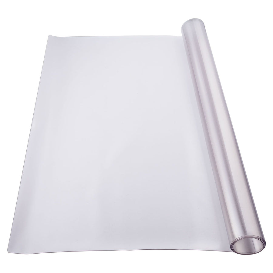 Plastic Table Cover, 42 x 60 Inch 1.5 mm Thick Frosted Table Protector, Rectangle PVC Desk Mat, Waterproof & Easy Cleaning Desk Pad Tablecloth, for Office Dresser Dining Room Table Night Stand