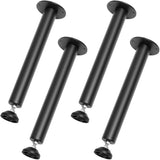 VEVOR 406.4MM Adjustable Desk Legs, Reinforced Steel Office Table Furniture legs Set of 4 for DIY, 1200 lbs Load Capacity Heavy Duty Desk Legs, Quick Instalation Legs with Adjustable Foot Cup Black - Extra Image
