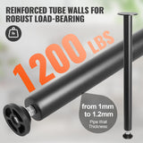 VEVOR 711.2MM Adjustable Desk Legs, Reinforced Steel Office Table Furniture legs Set of 4 for DIY, 544.3KG Load Capacity Heavy Duty Desk Legs, Quick