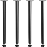 VEVOR 711.2MM Adjustable Desk Legs, Reinforced Steel Office Table Furniture legs Set of 4 for DIY, 544.3KG Load Capacity Heavy Duty Desk Legs, Quick