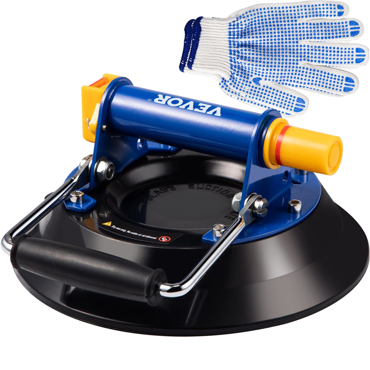 VEVOR Glass Lifting Vacuum Suction Cup Glass Lifter Suction Cup 30.4 cm 150 kg