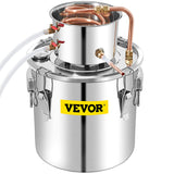 VEVOR 50L Water Alcohol Distiller Copper Moonshinestill Brewing w/ Water Pump - Extra Image