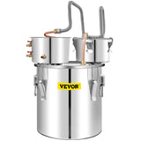 VEVOR Moonshine Still Water Alcohol Distiller 50L w/Thumper Keg & Water Pump - Extra Image
