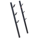 VEVOR Trimmer Rack, 3 Place Weeder Trimmer Rack, Locking Trim Holder Landscape Trailer Rack Carrier Mount on Open Pickup/Trailer Enclosed Trailers,