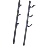 VEVOR Trimmer Rack, 3 Place Weeder Trimmer Rack, Locking Trim Holder Landscape Trailer Rack Carrier Mount on Open Pickup/Trailer Enclosed Trailers,