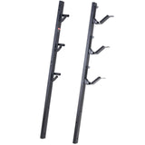 VEVOR Trimmer Rack, 3 Place Weeder Trimmer Rack, Locking Trim Holder Landscape Trailer Rack Carrier Mount on Open Pickup/Trailer Enclosed Trailers, Pair - Extra Image