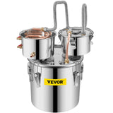 VEVOR 3 Pot 12L Alcohol Distiller Water Wine Boiler Home Brew Moonshinestill - Extra Image