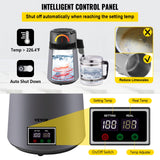 VEVOR Home Water Distiller Distilled Water Maker 4 L with Dual Temp Display Grey - Top-Down View