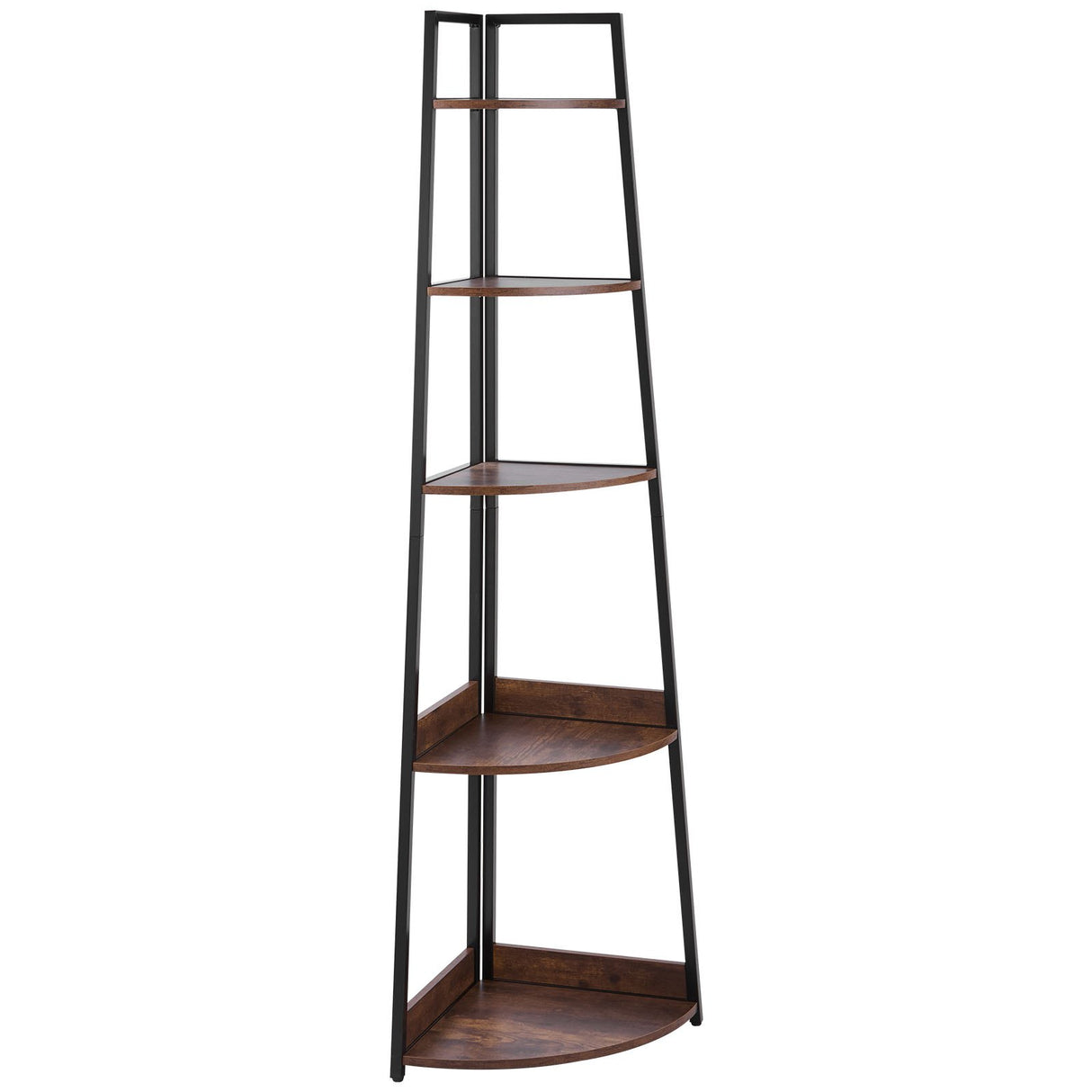 VEVOR 5 Tier Corner Shelf Tall Corner Bookshelf Plant Rack Wall Shelves Tower