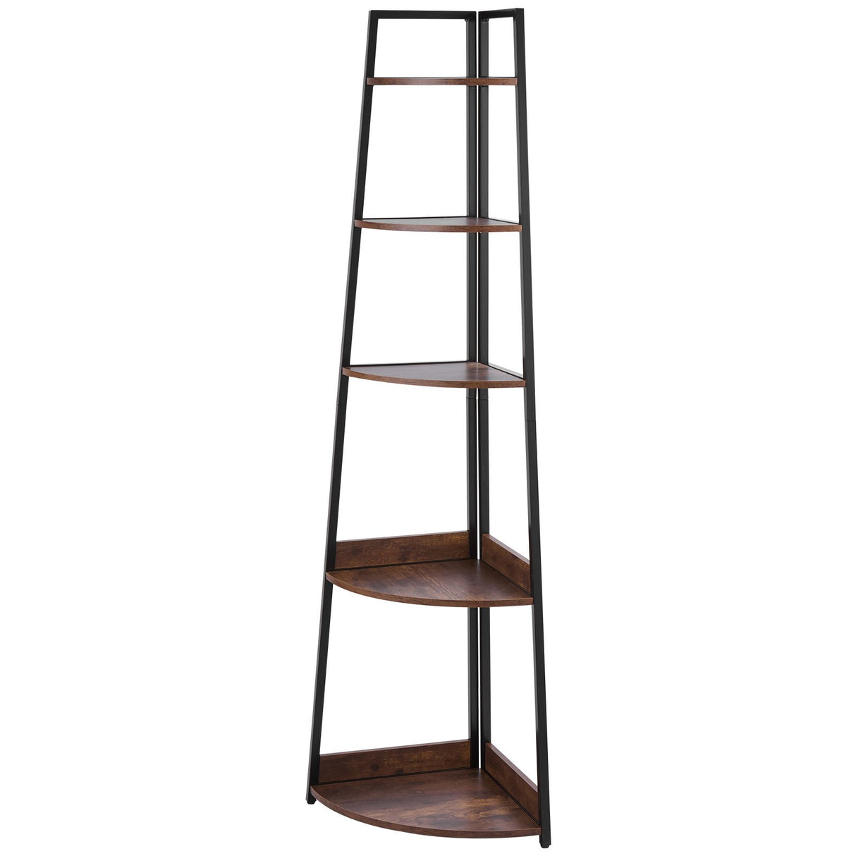 VEVOR 5 Tier Corner Shelf Tall Corner Bookshelf Plant Rack Wall Shelves Tower