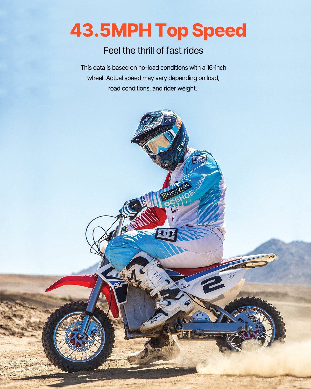 VEVOR 1800W Electric Brushless DC Motor 48V 4500rpm Motor for E-Bike Dirt Bike