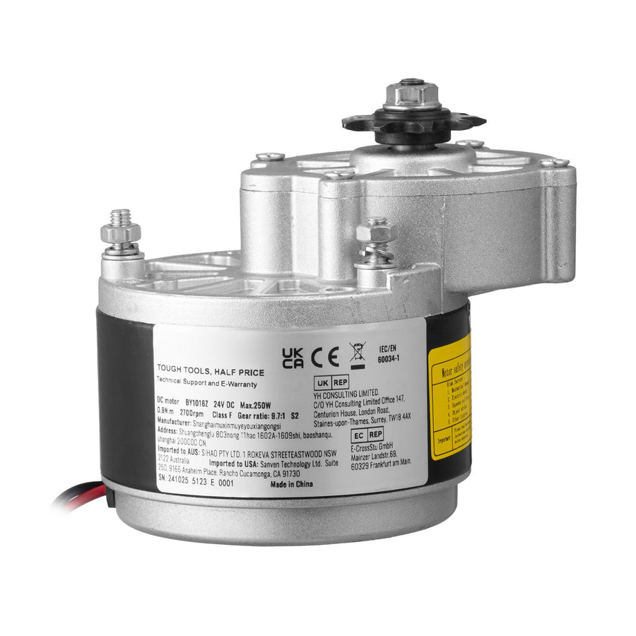 250W Electric Powerful DC Motor Kit - 24V 2700rpm Brushed Motor with Upgraded Speed Controller, Throttle Grip Kit for Go Karts E-Bike Motorcycle Scooter