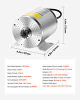 VEVOR 500W Electric Brushless DC Motor Kit 36V 3000rpm with Upgraded Controller - Close-Up Angle