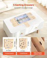 VEVOR 1000 Piece Puzzle Board with Drawer Cover Portable Wooden Jigsaw 74x53cm - Top-Down View