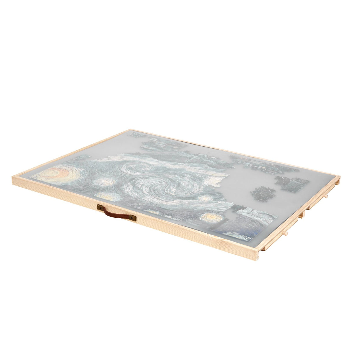 VEVOR 1500 Piece Puzzle Board with Drawer Cover Portable Wooden Jigsaw 86x63cm
