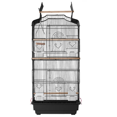 VEVOR Bird Flight Cage 39 in Hanging Metal Parakeet Cage for Cockatiels Parrot