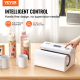 VEVOR Auto Tumbler Heat Press Machine 325-887 ml Sublimation Mug Heat Press White - Front View