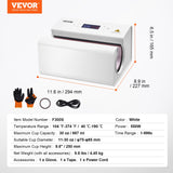 VEVOR Auto Tumbler Heat Press Machine 325-887 ml Sublimation Mug Heat Press White - Close-Up Angle