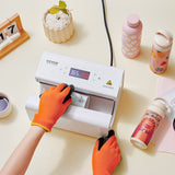 VEVOR Auto Tumbler Heat Press Machine 325-887 ml Sublimation Mug Heat Press White - Low Angle